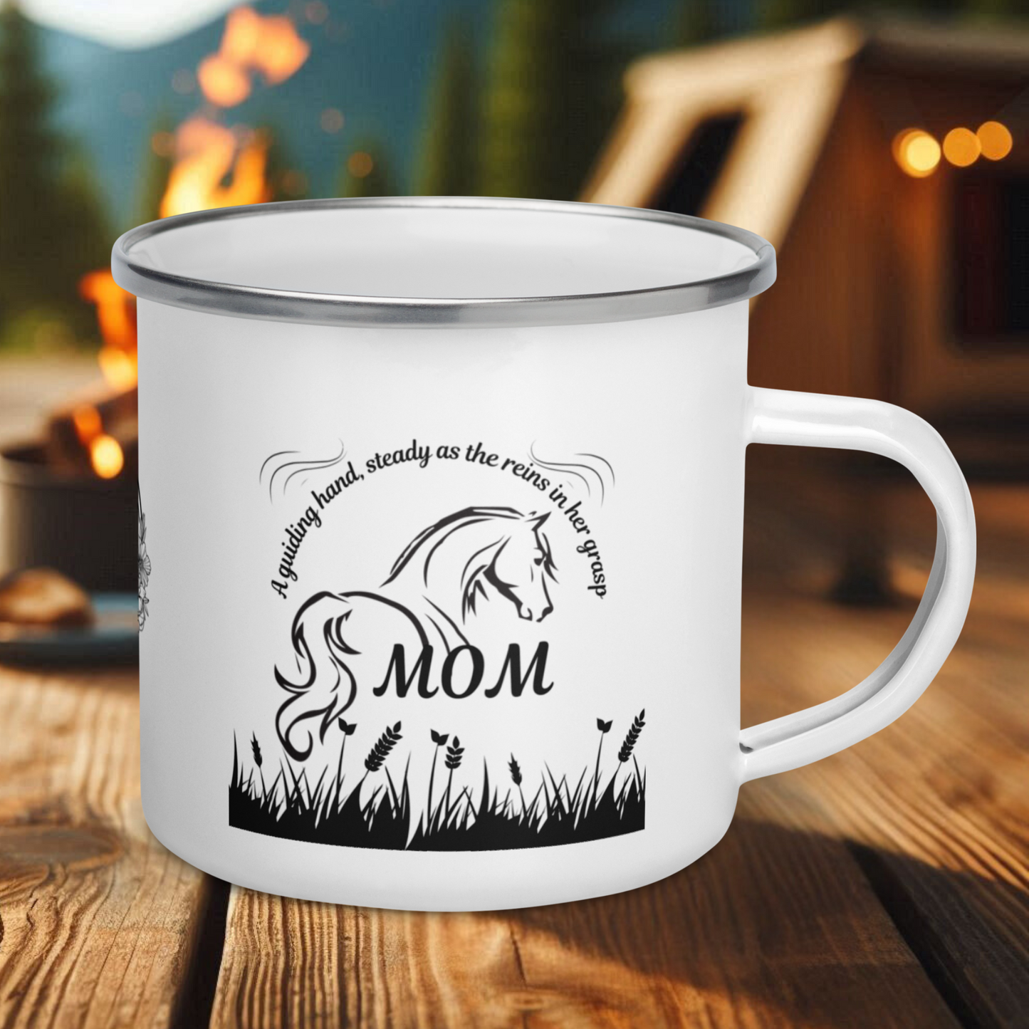 Mom Horseback Riding Camp Mug