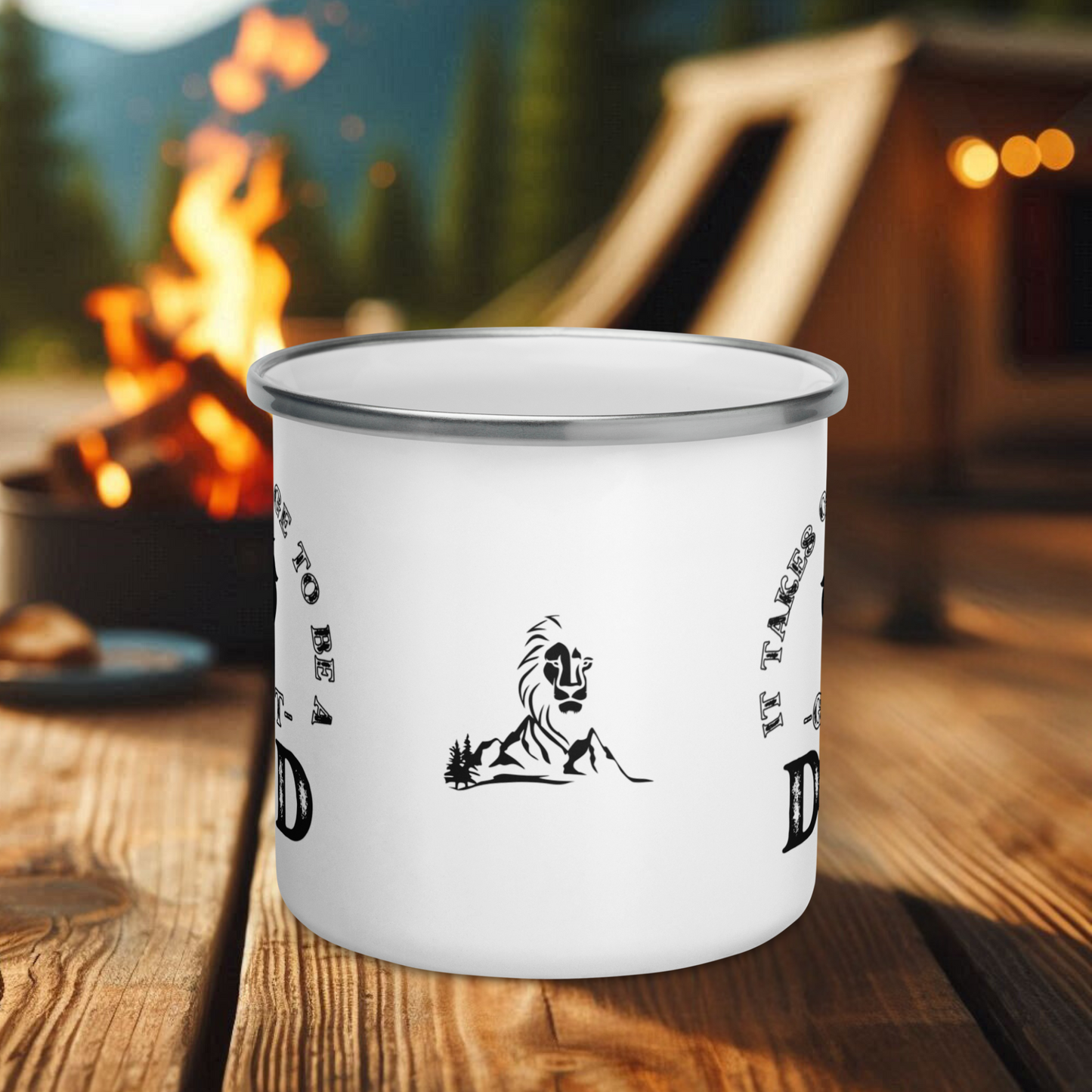 Courageous Dad Camping Mug