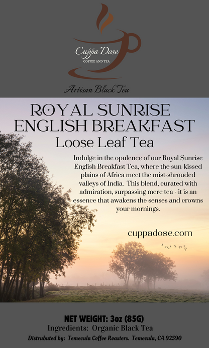 ROYAL SUNRISE ENGLISH BREAKFAST - LOOSE LEAF TEA