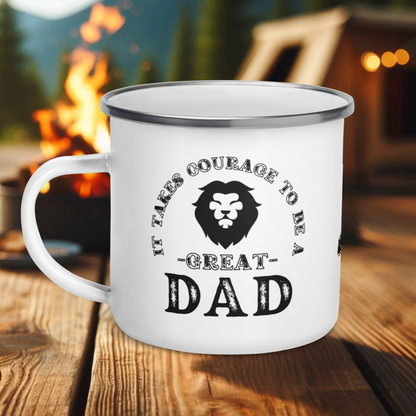 Courageous Dad Camping Mug