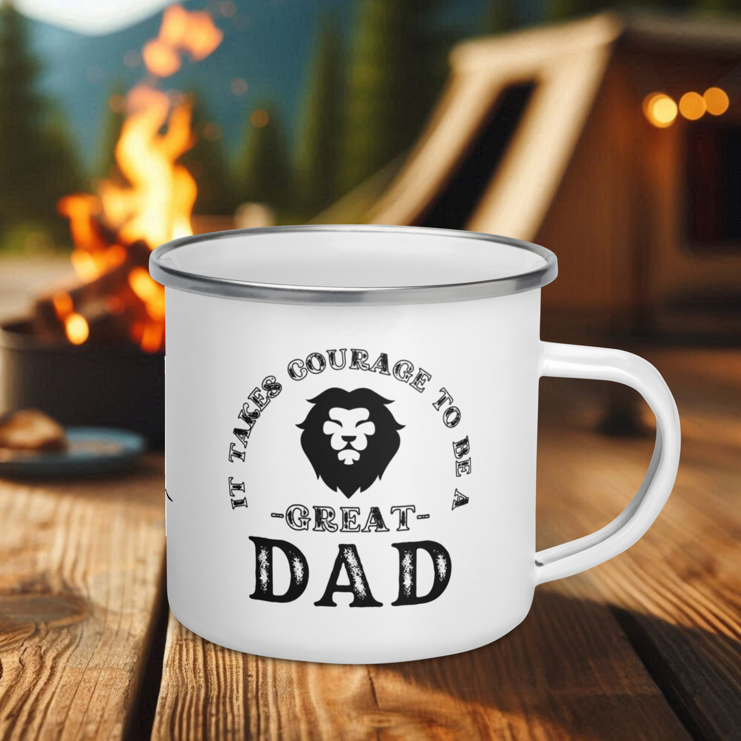 Courageous Dad Camping Mug