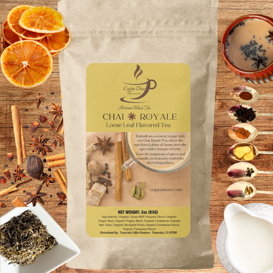 CHAI ROYALE TEA - LOOSE LEAF FLAVORED TEA