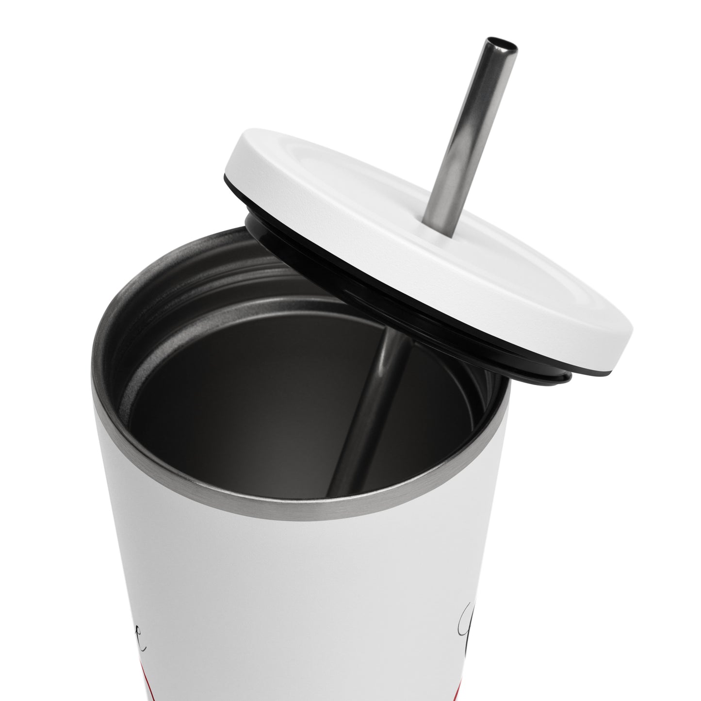 Coffee and a Stethoscope Tumbler (Black)